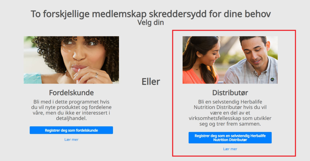 Herbalife distributør